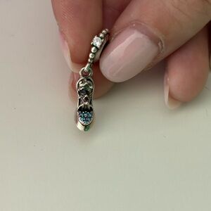 Pandora Disney Cinderella Slipper with Blue Gem